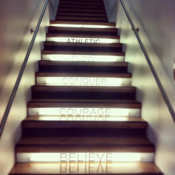 Stairway to heaven! Training at Paddington's Flow Athletic.