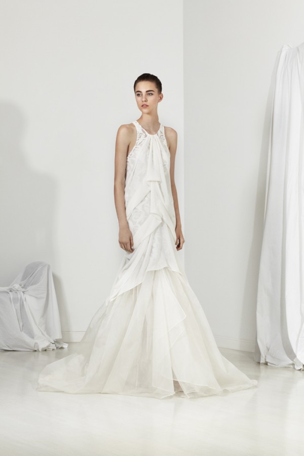 Carla Zampatti bridal gown.