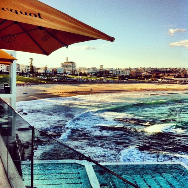 I attended the J Brand Jeans press lunch at Bondi Icebergs on Friday.