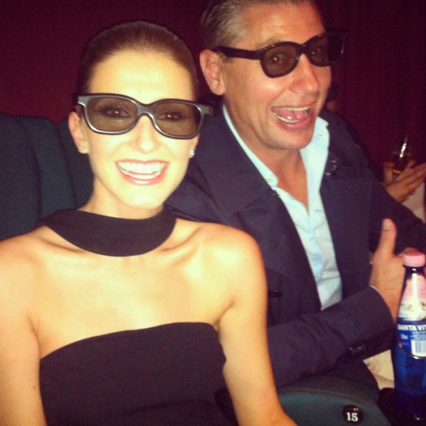 Luke and I at the Great Gatsby premiere with our 3D glasses on!