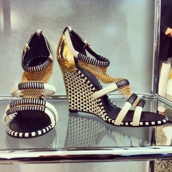 Loving these Sergio Rossi heels I spotted at the EVH press showing. They are available at Miss Louise.