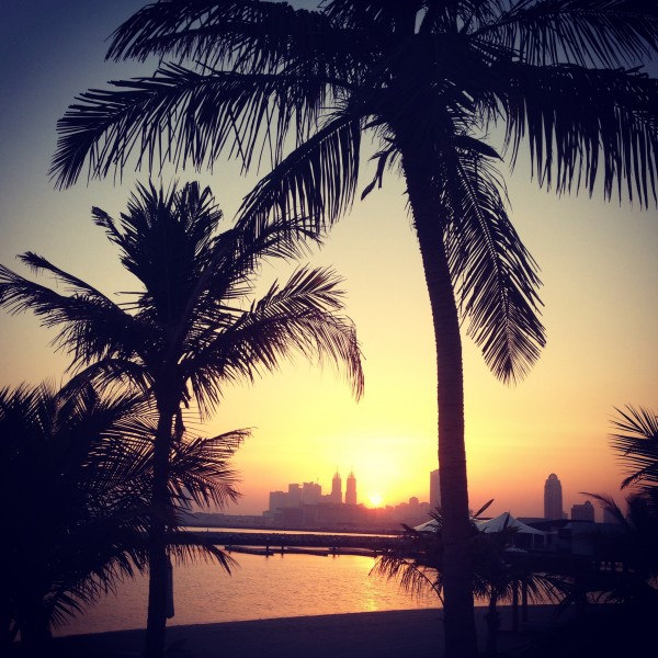 Sunset at One&Only The Palm, Dubai.