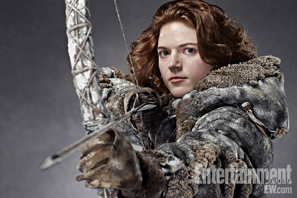Rose as Ygritte and one of the casts of the phenomenal TV series Game of Thrones