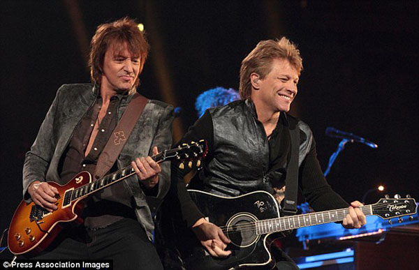 Richie Sambora and Jon Bon Jovi.