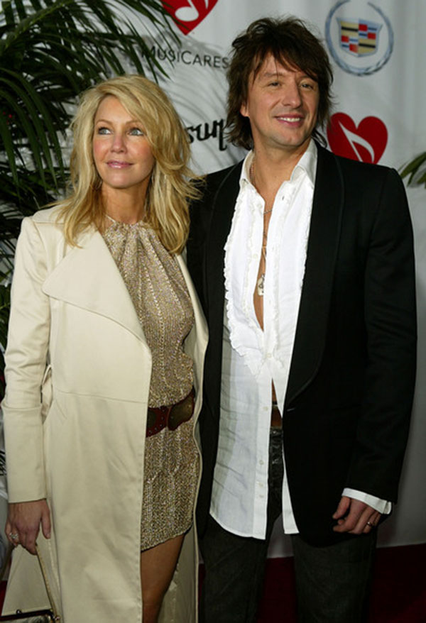 Richie Sambora & his ex-wife Heather Locklear. 