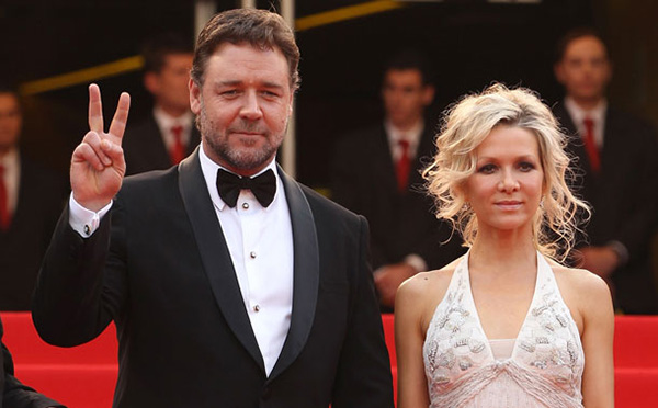 Russell Crowe and Danielle Spencer.