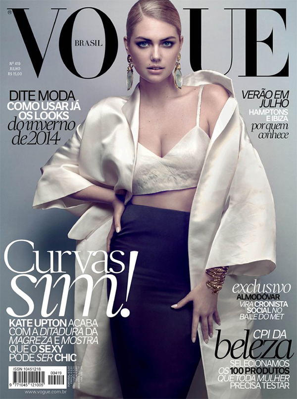 Kate Upton on the cover of Vogue