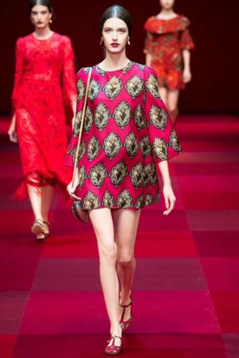 Dolce and Gabbana Spring 2015 - Kate Waterhouse