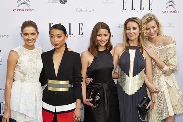 Fashion Bloggers cast: me with Margaret Zhang, Sara Donaldson, Amanda Shadforth & Zanita Whittington.