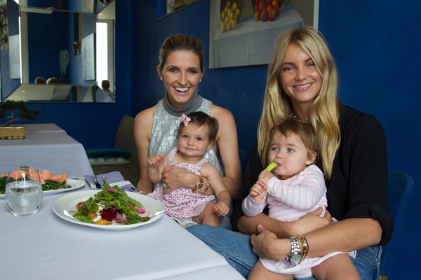 Lunch with Elyse and our daughters at Bathers Pavilion. Photo: Edwina Pickles.
