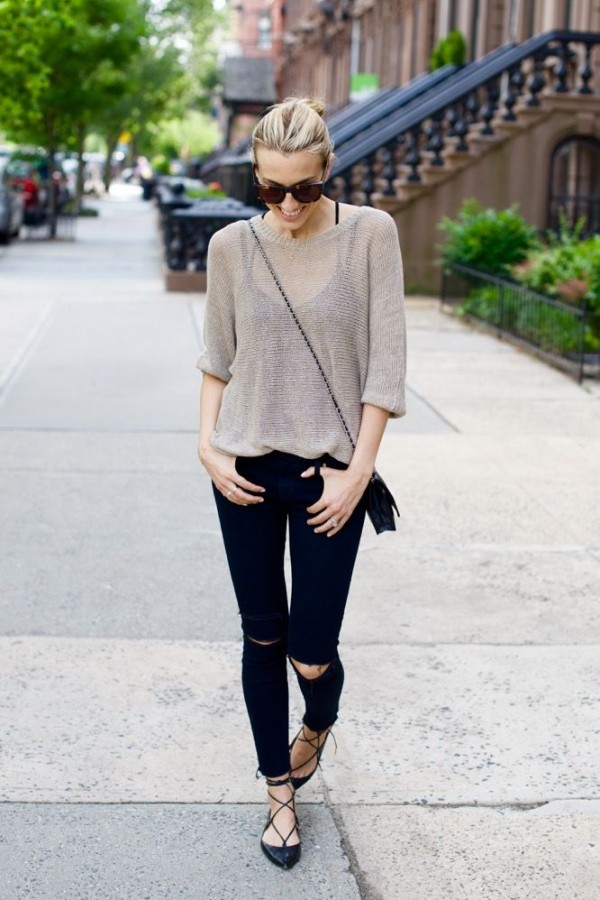 Trend to try: lace up flats - Kate Waterhouse