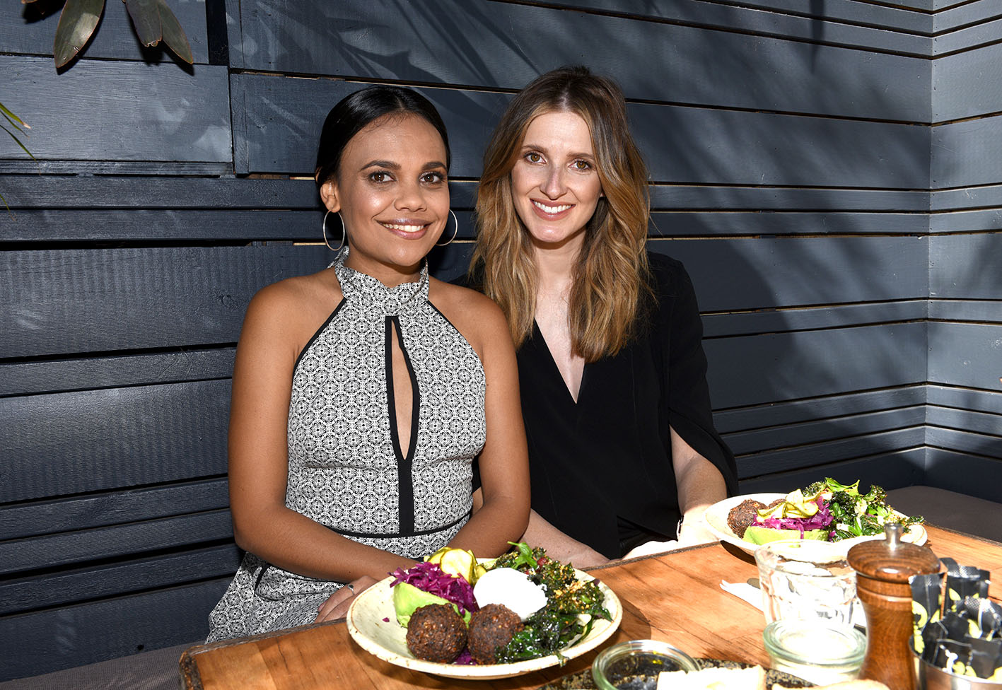 Date with Kate Kate Waterhouse right) with Miranda Tapsall at Bellagio Cafe in Waverley 24th May 2016. Photo: Steven Siewert
