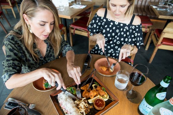 Kate Waterhouse Date with Kate with Kate Ritchie at Meat and Wine Co Barangaroo