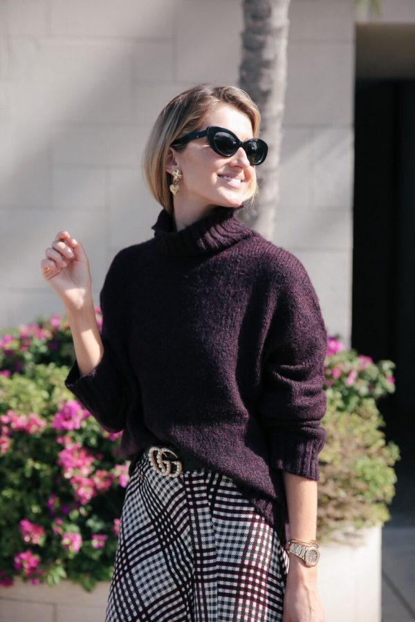 Kate Waterhouse wearing Veronika Maine and Gucci in street style shoot