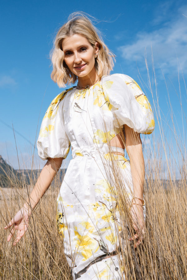 Aje Mimosa Cutout Midi Dress look - Kate Waterhouse