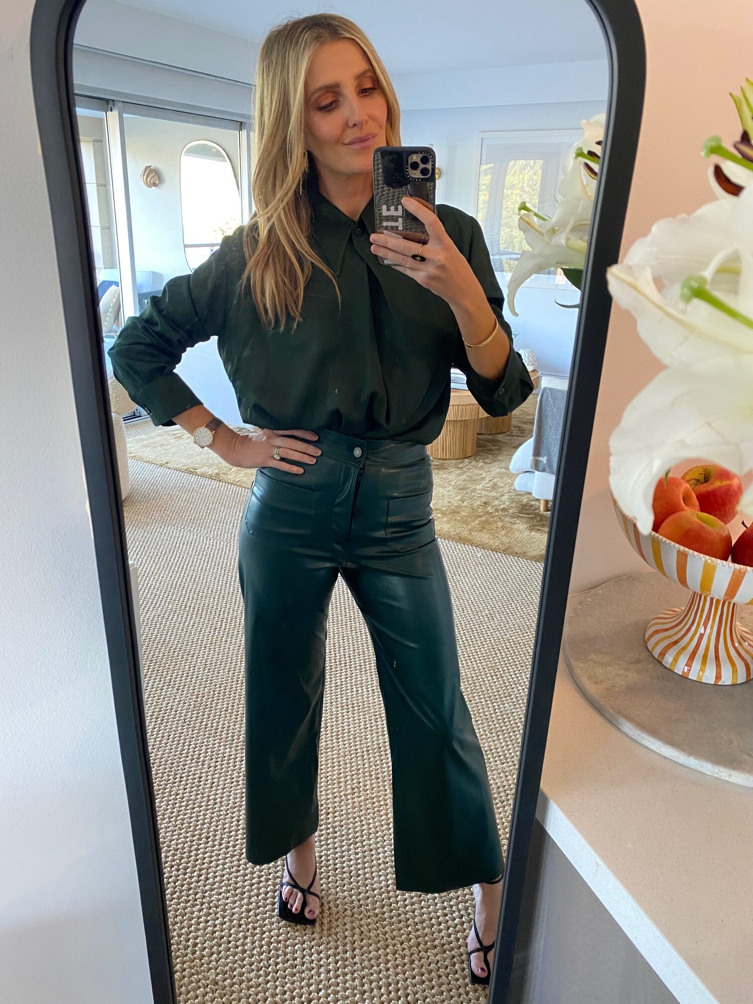 How to wear leather pants - Kate Waterhouse